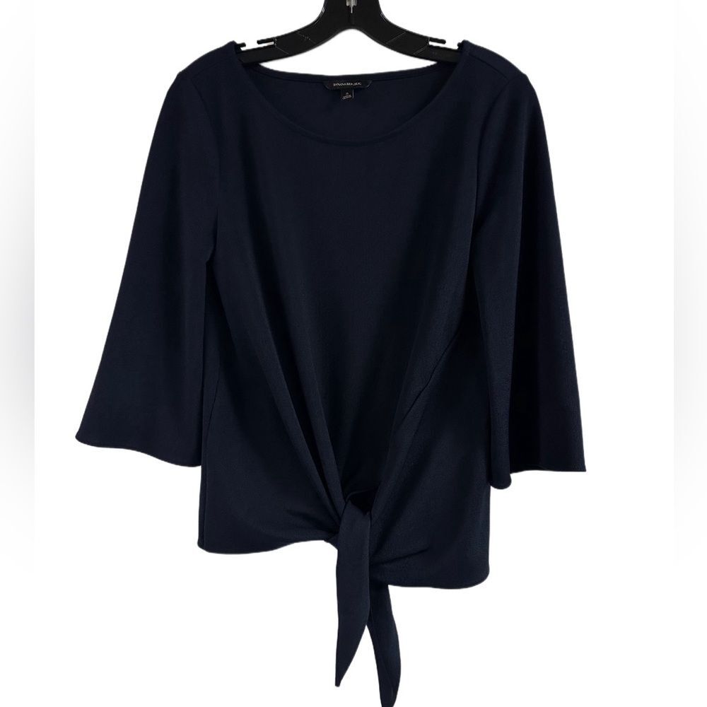 Banana Republic Navy Blue Top with Toe Waist Size S